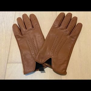 Men’s sable leather gloves